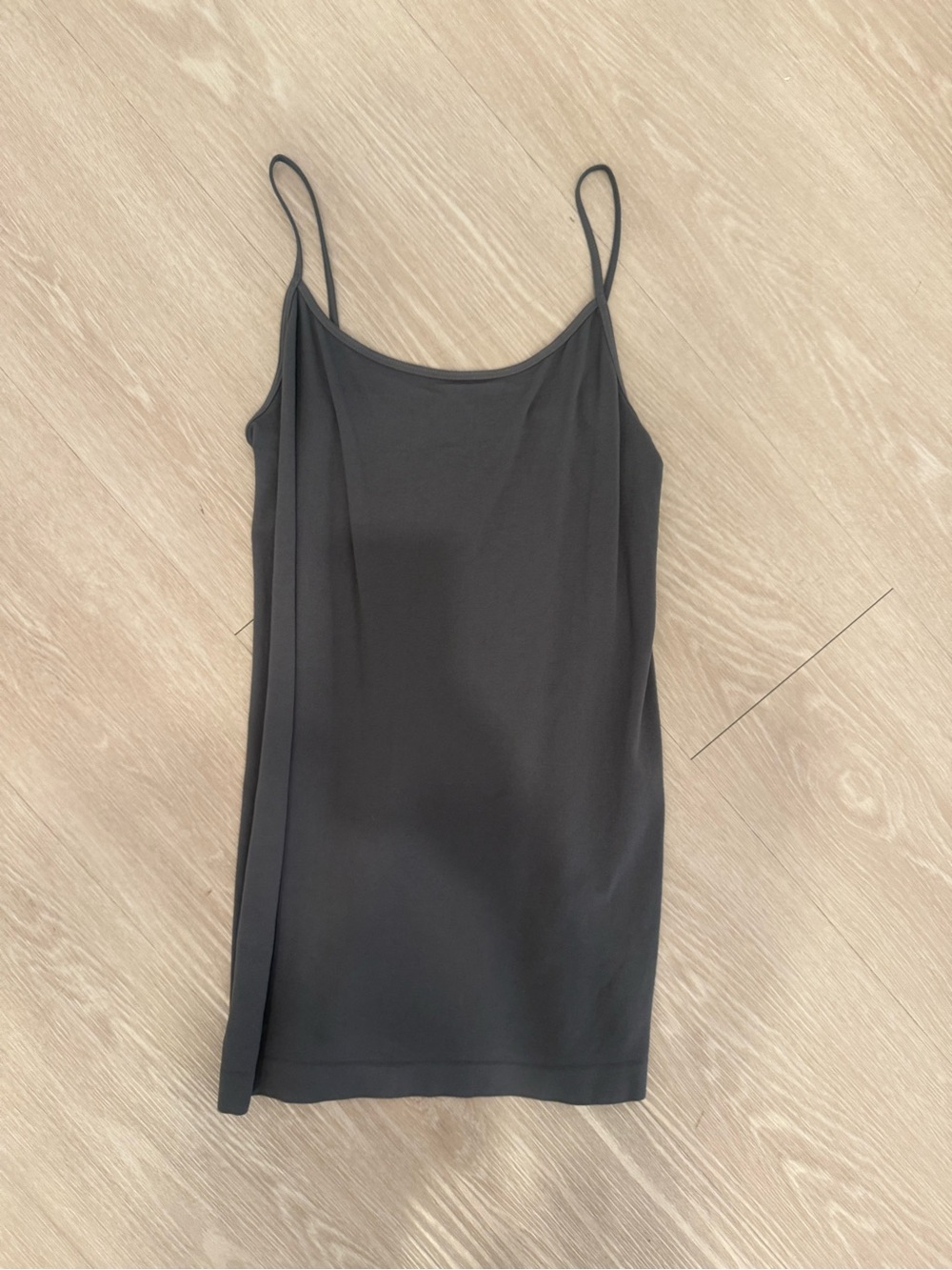 Everyday Slim Fit Black Spaghetti Strap Camisole